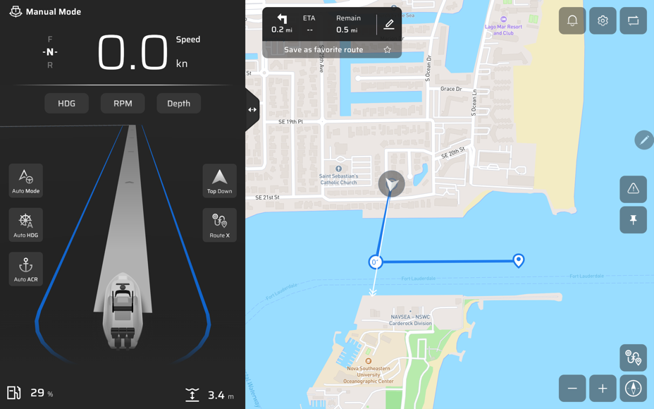 경로 및 지도 표시